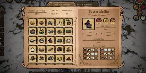 crock pot recipe don't starve|don't starve together butter muffin.